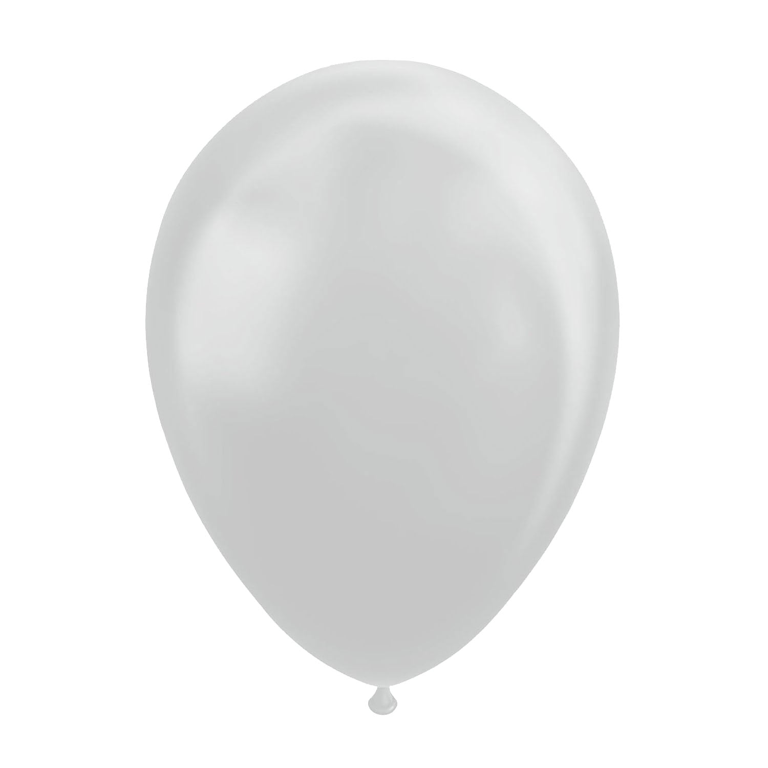 Globos Balloons Metallic Silver 30cm, 10e.