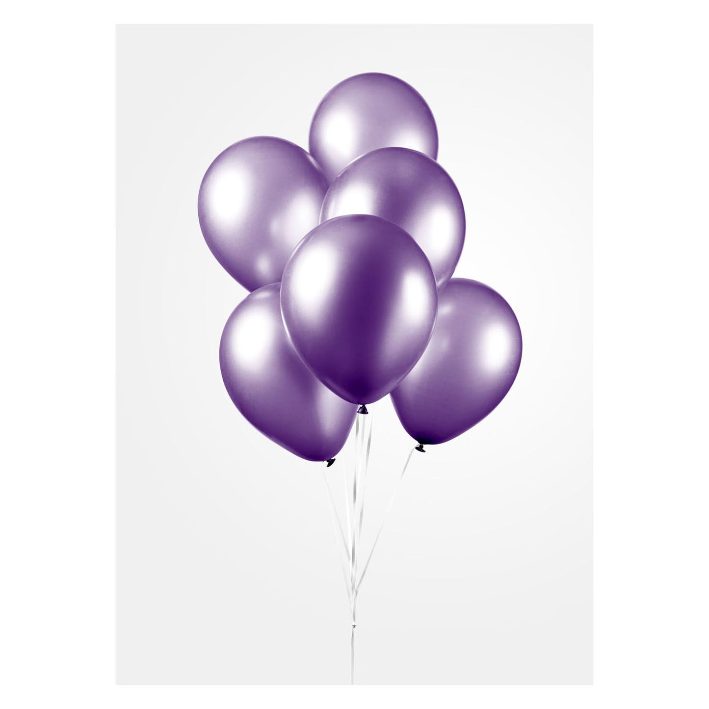Balloons Globos Metallic Purple 30 cm, 10e.