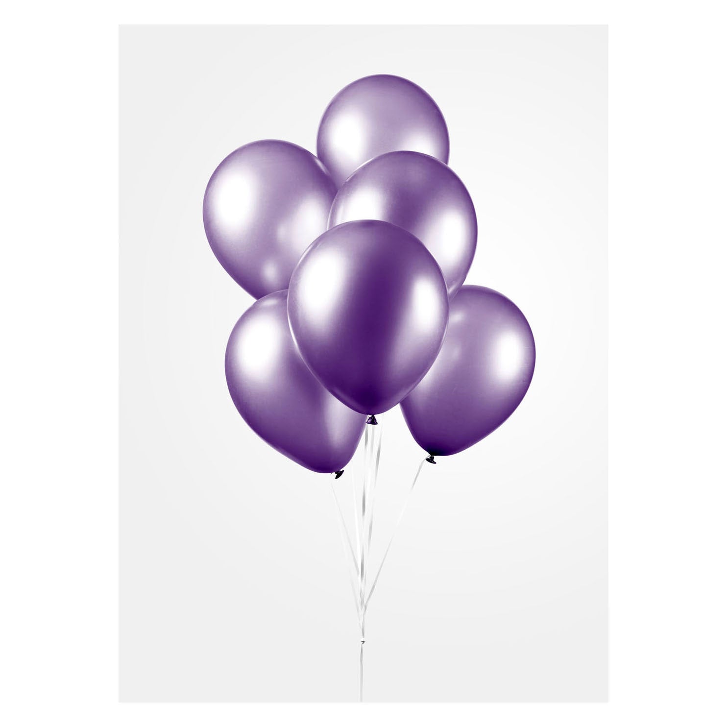 Balloons Globos Metallic Purple 30 cm, 10e.