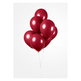Globos Balloons Metallic Bordeaux 30cm, 10e. - afbeelding 3