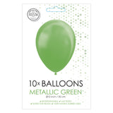 Globos Balloons Metallic Green 30cm, 10e. - afbeelding 2