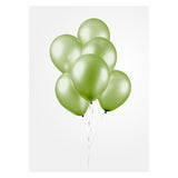 Globos Balloons Metallic Green 30cm, 10e. - afbeelding 3