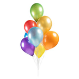 Ballons Couleurs de mélange de perles métalliques 30 cm, 10e. - afbeelding 1