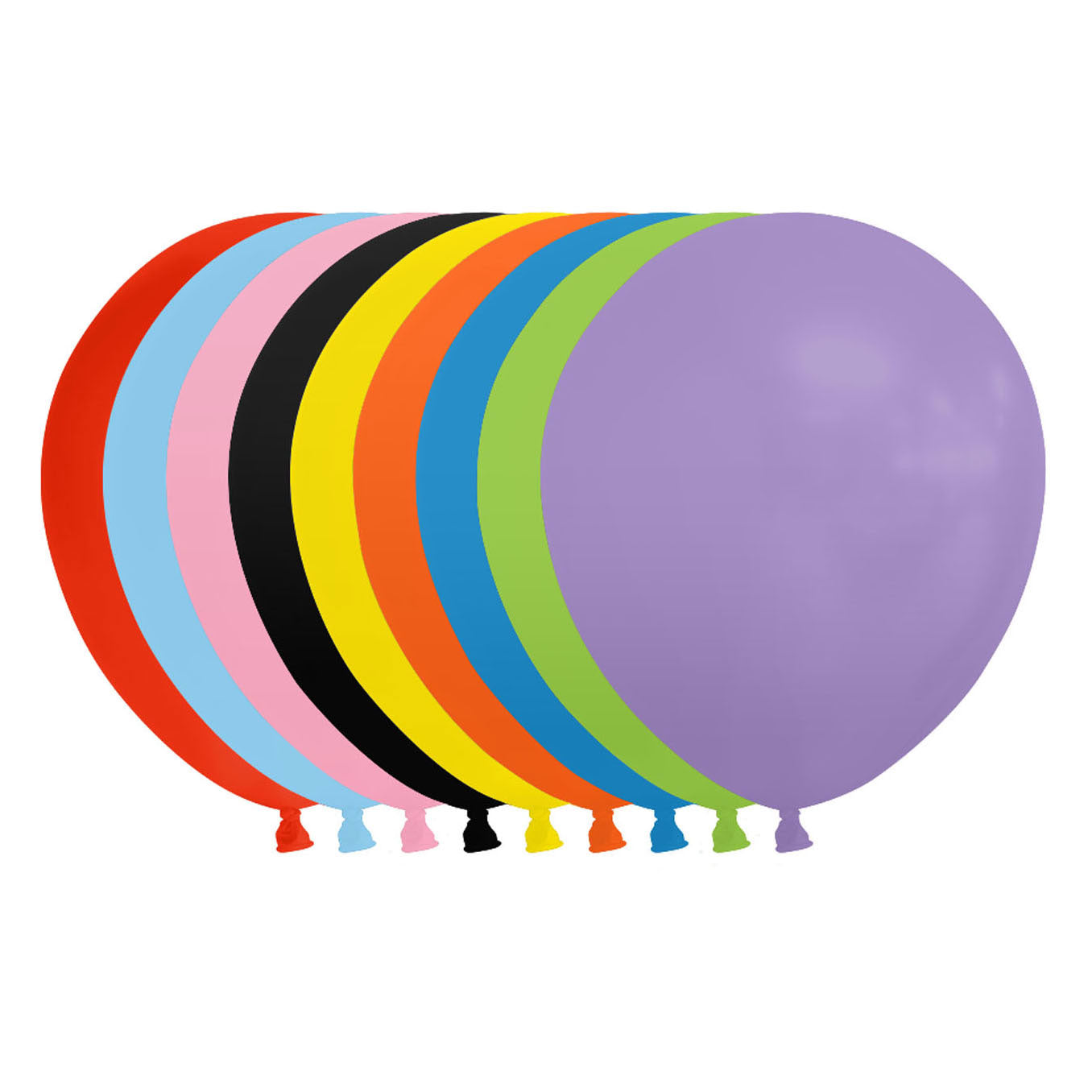 Balloons Globos Couleurs mixtes 13 cm, 100e.