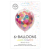 Confetti Balloons Paper Confetti Mix 30 cm, 6e.