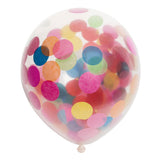 Confetti Balloons Paper Confetti Mix 30 cm, 6e. - afbeelding 1