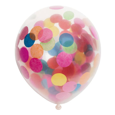 Confetti Balloons Paper Confetti Mix 30 cm, 6e.