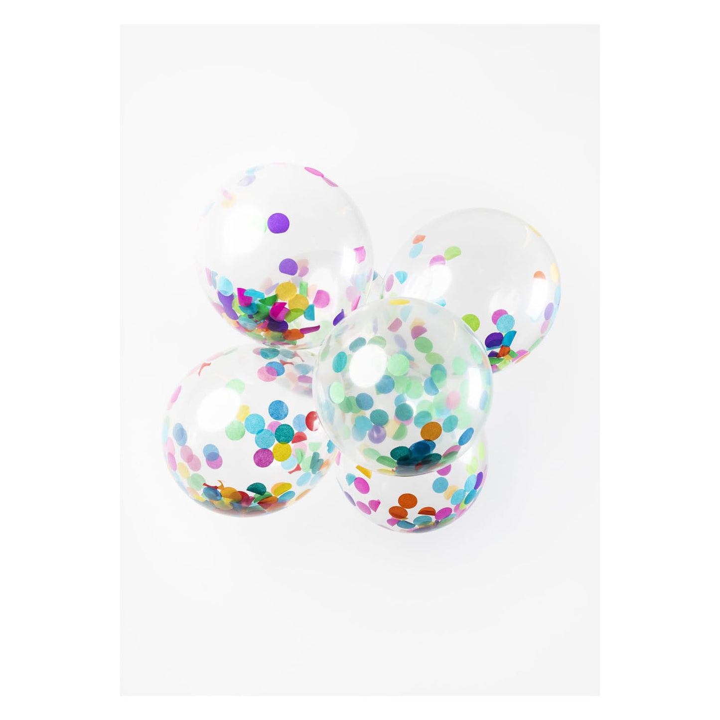 Confetti Balloons Paper Confetti Mix 30 cm, 6e.