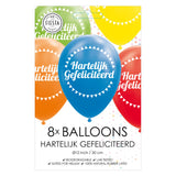 Ballons Félicitations Mélanger les couleurs 30 cm, 8e. - afbeelding 2