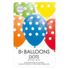 Les points de ballons mélangent les couleurs 30 cm, 8e.