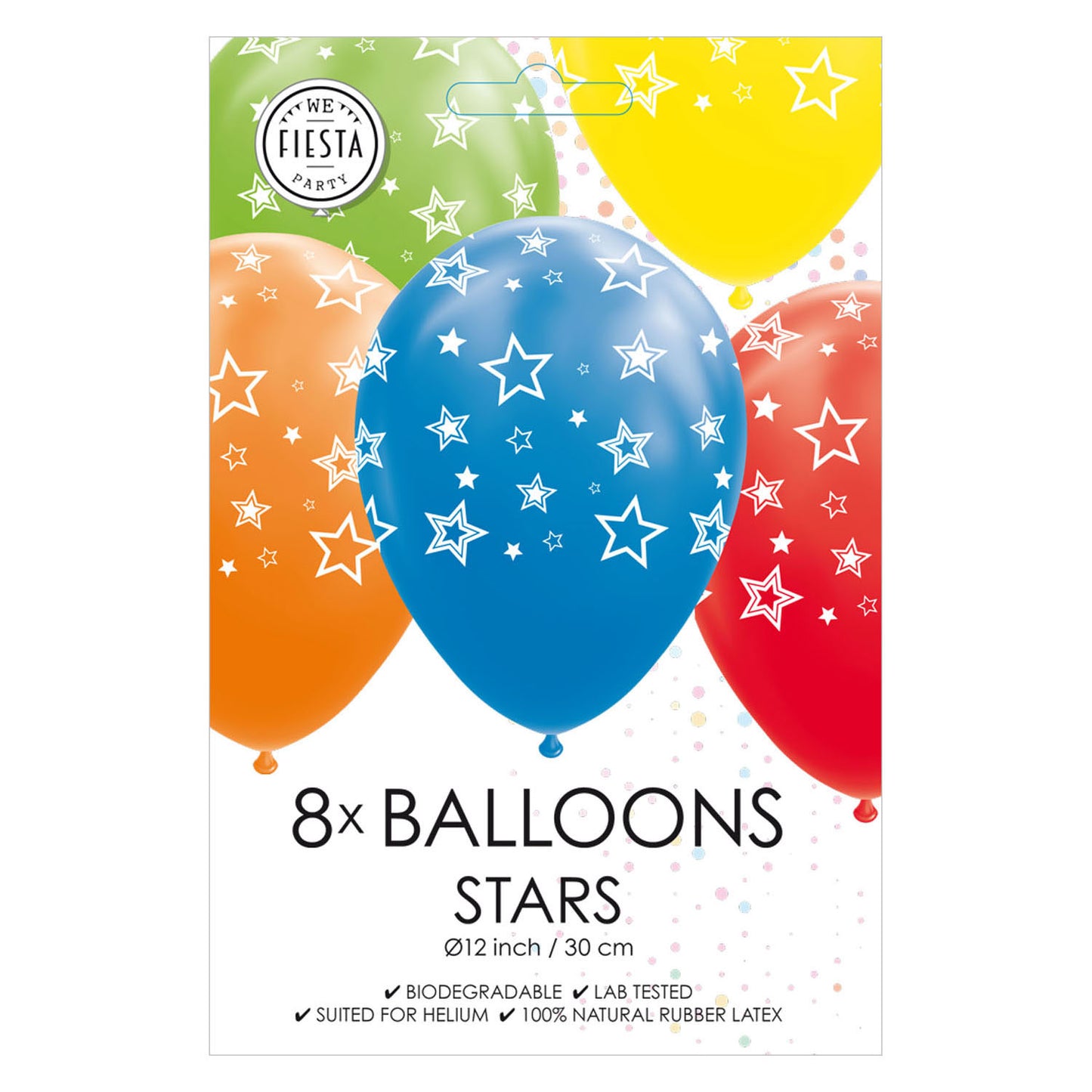 Les étoiles des ballons mélangent des couleurs 30 cm, 8e.