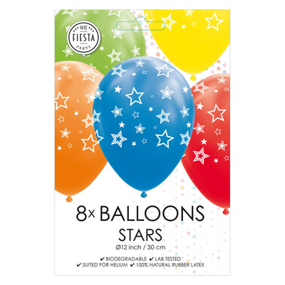 Les étoiles des ballons mélangent des couleurs 30 cm, 8e.
