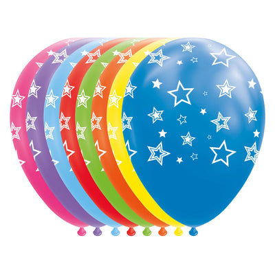 Les étoiles des ballons mélangent des couleurs 30 cm, 8e.
