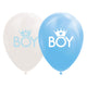 Balloons fils bébé bleu blanc 30 cm, 8e.