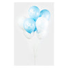 Balloons fils bébé bleu blanc 30 cm, 8e.