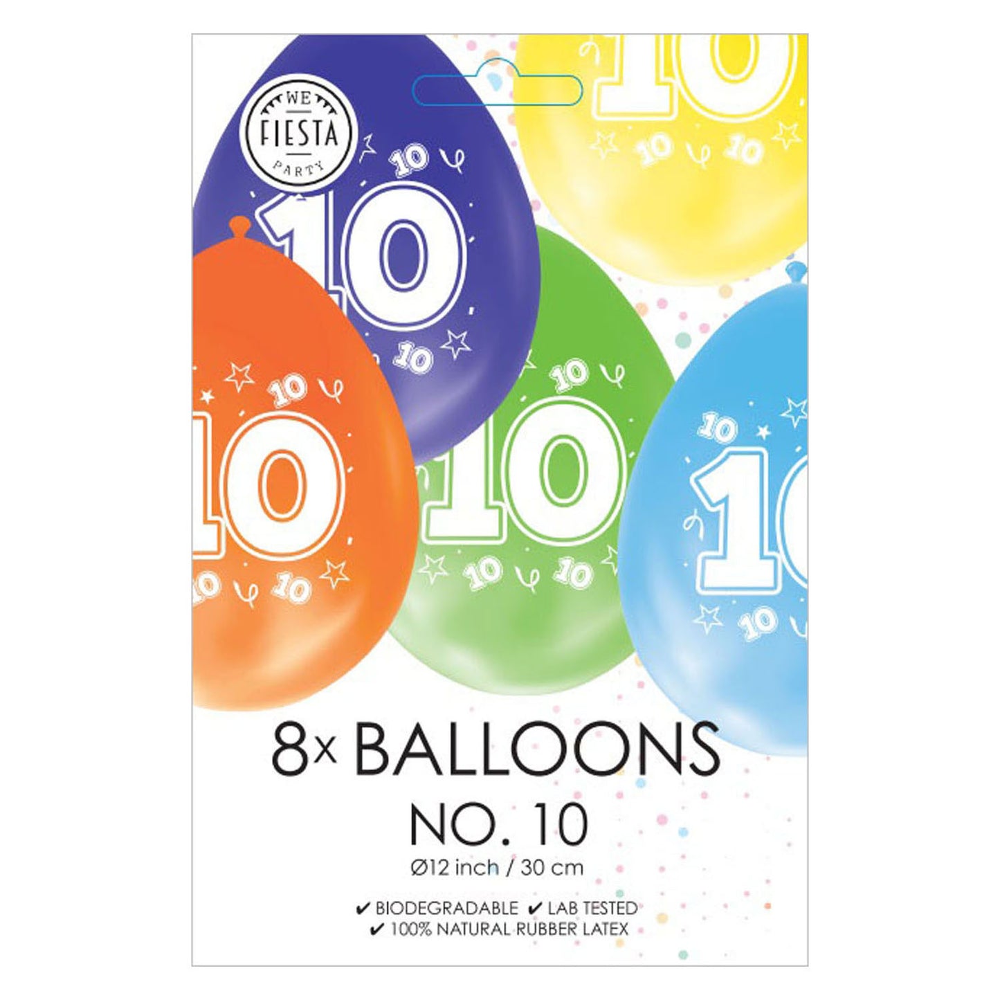 Ballons imprimés à 2 côtés Figure 10, 8e.