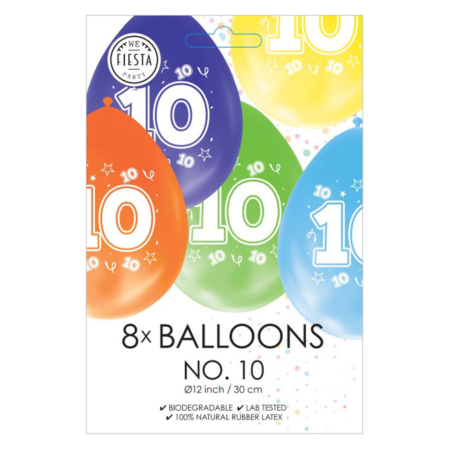 Ballons imprimés à 2 côtés Figure 10, 8e.