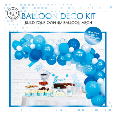 Ballons boog set bleu