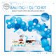 Ballons boog set bleu