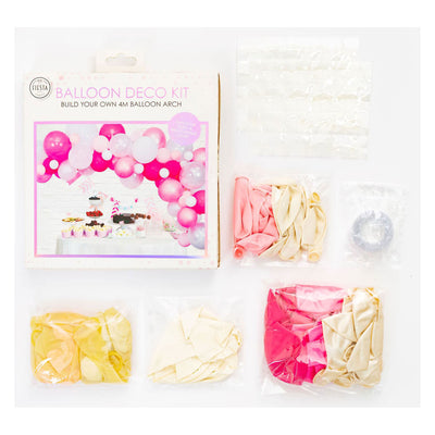 Ballons boog set rose