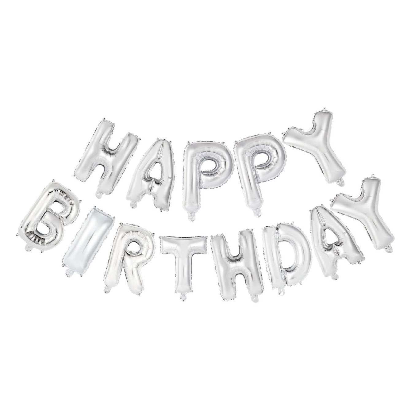 Texte de Folieballon Joyeux anniversaire Silver