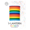 Globos Paper Lantern Rainbow, 16 cm