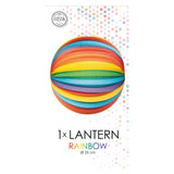 Globos Paper Lanterne autour de Rainbow, 25 cm - afbeelding 2