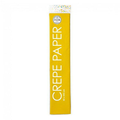 Globos Crepe Paper Geel, 50x250 cm