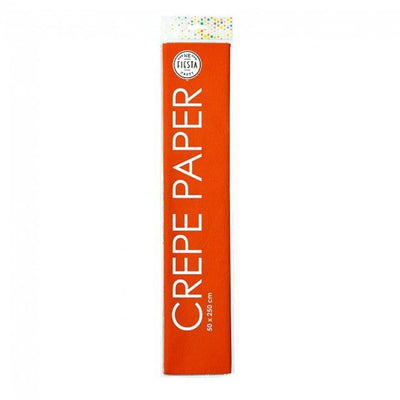 Papier Globos Crepe Oranje, 50x250 cm
