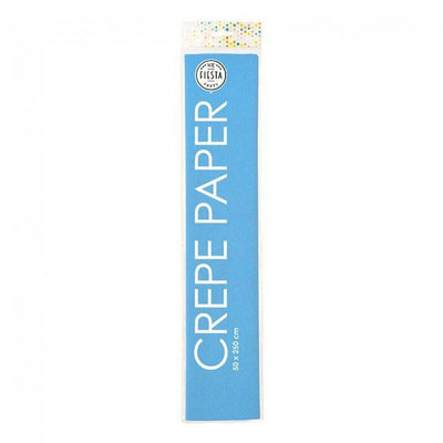 Globos crêpe papier baby bleu, 50x250 cm