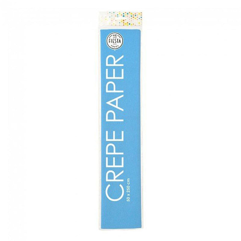 Globos crêpe papier baby bleu, 50x250 cm