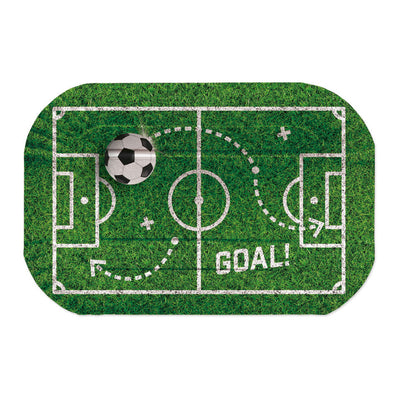 Plats de service en papier Globos 30x20cm football - 2 pcs.
