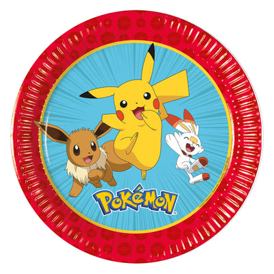 Assiettes en papier Pokémon 20 cm | 2 pièces