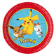 Assiettes en papier Pokémon 20 cm | 2 pièces