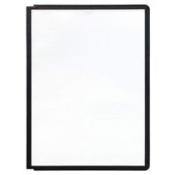 Panneau de visualisation a4 shepra soho durable 5606-01 noir 5 pièces