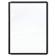 Panneau de visualisation a4 shepra soho durable 5606-01 noir 5 pièces