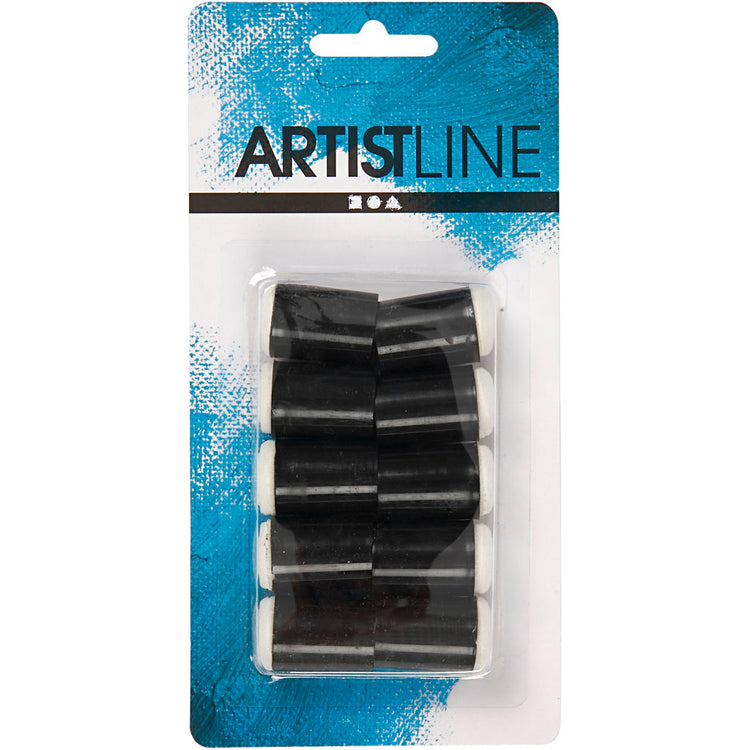 Bâtonnets d'éponge, h : 28 mm, d 20 mm, 10 pièces, 1 boîte