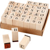 Creativ Company Stamps, AFM 13x13 mm, env. 8 mm, 42 boîte div 1