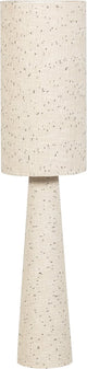 Lampadaire Woood loft - métal bouclé - naturel à pois 130xø30 cm
