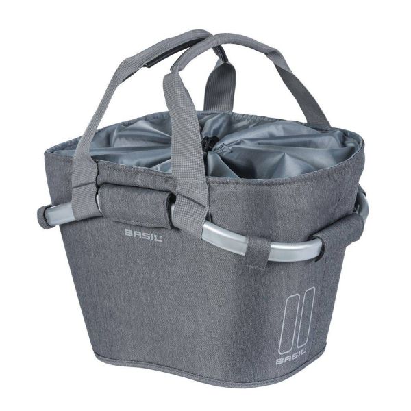 Basil 2Day Carry All KF - panier à vélo - avant - gris