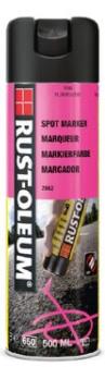 Rust-oleum bombe aérosol peinture de marquage rose fluo 500ml
