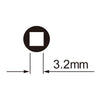 IceToolz Clé à rayons Icetoolz 12B7 pour 3,2 mm (écrous carrés)