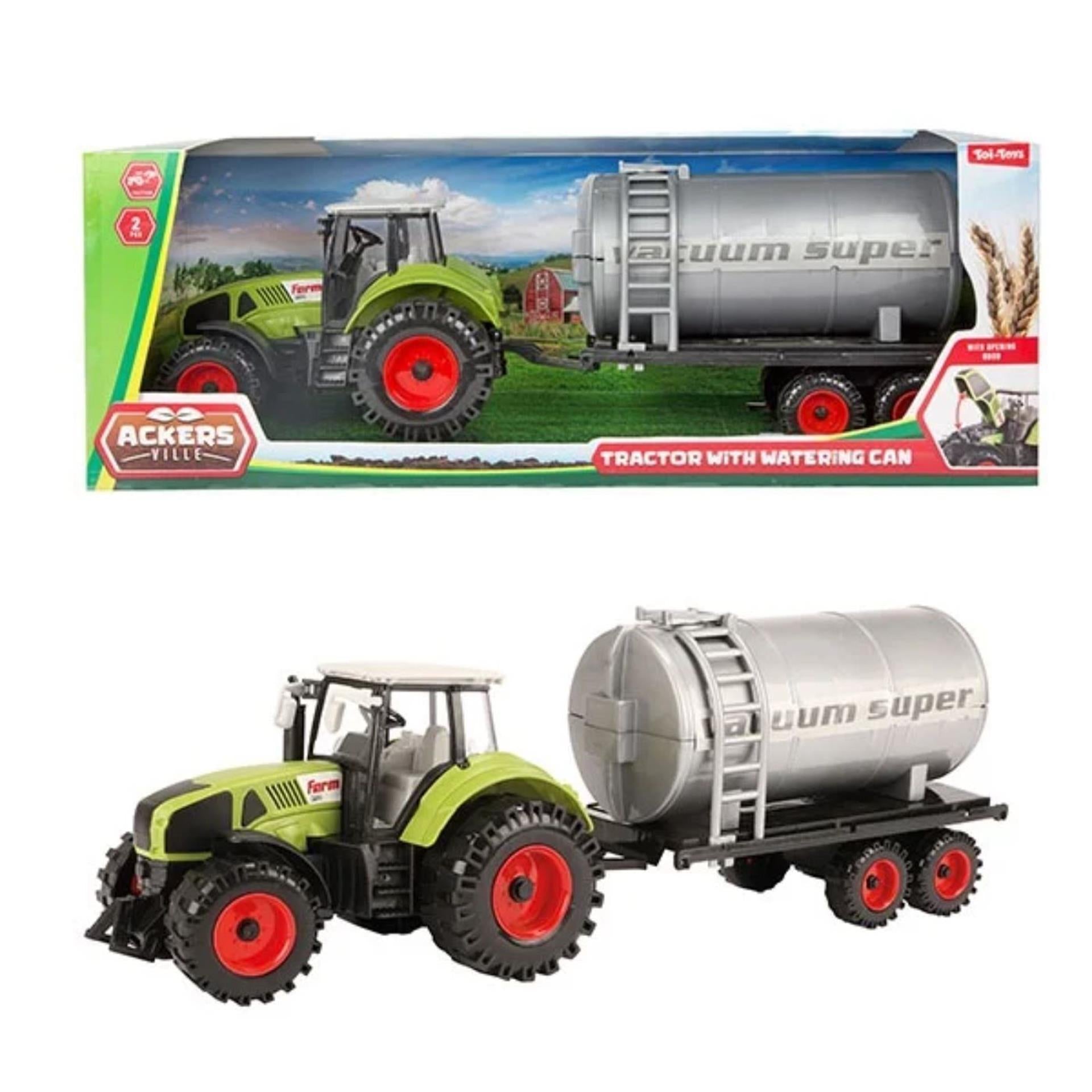Tracteur de tracteur avec réservoir d'eau vert 20 cm