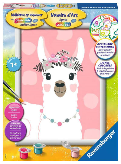 Peinture Ravensburger par numéro Lama