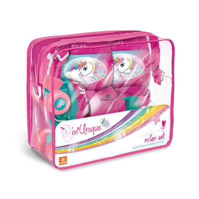Mondo Unicorn Roller patins avec ensemble de protection, MT 22-29