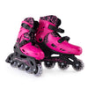 Patins à roues alignées Mondo rose, taille 33-36