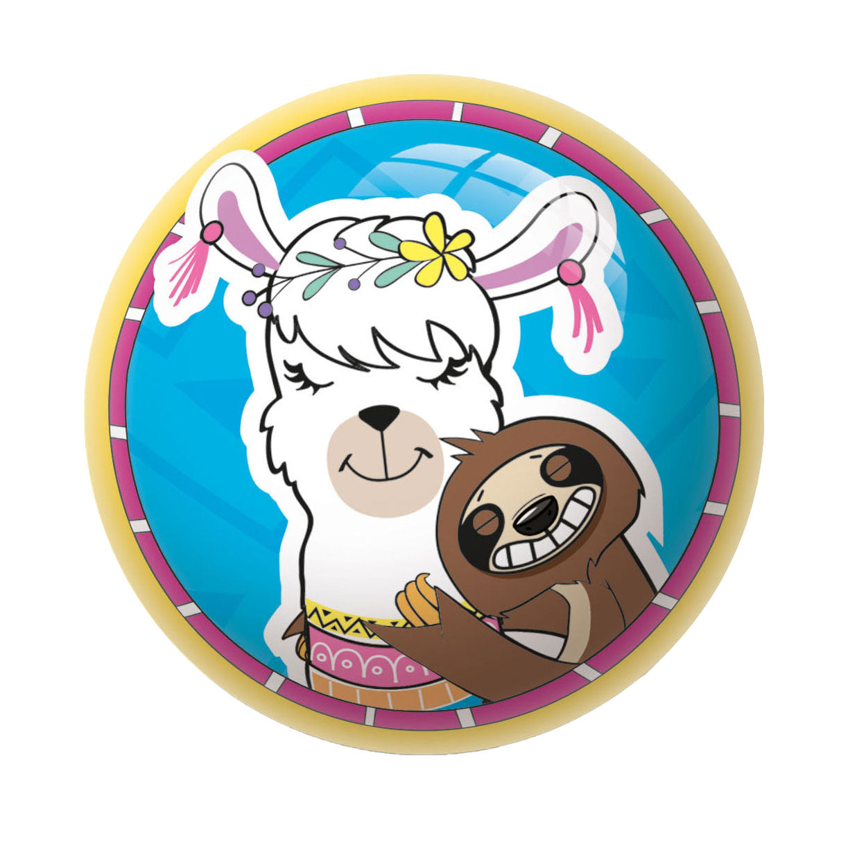 Mondo Decorative Ball Small Alpaca Unicorn Pouste, 6cm