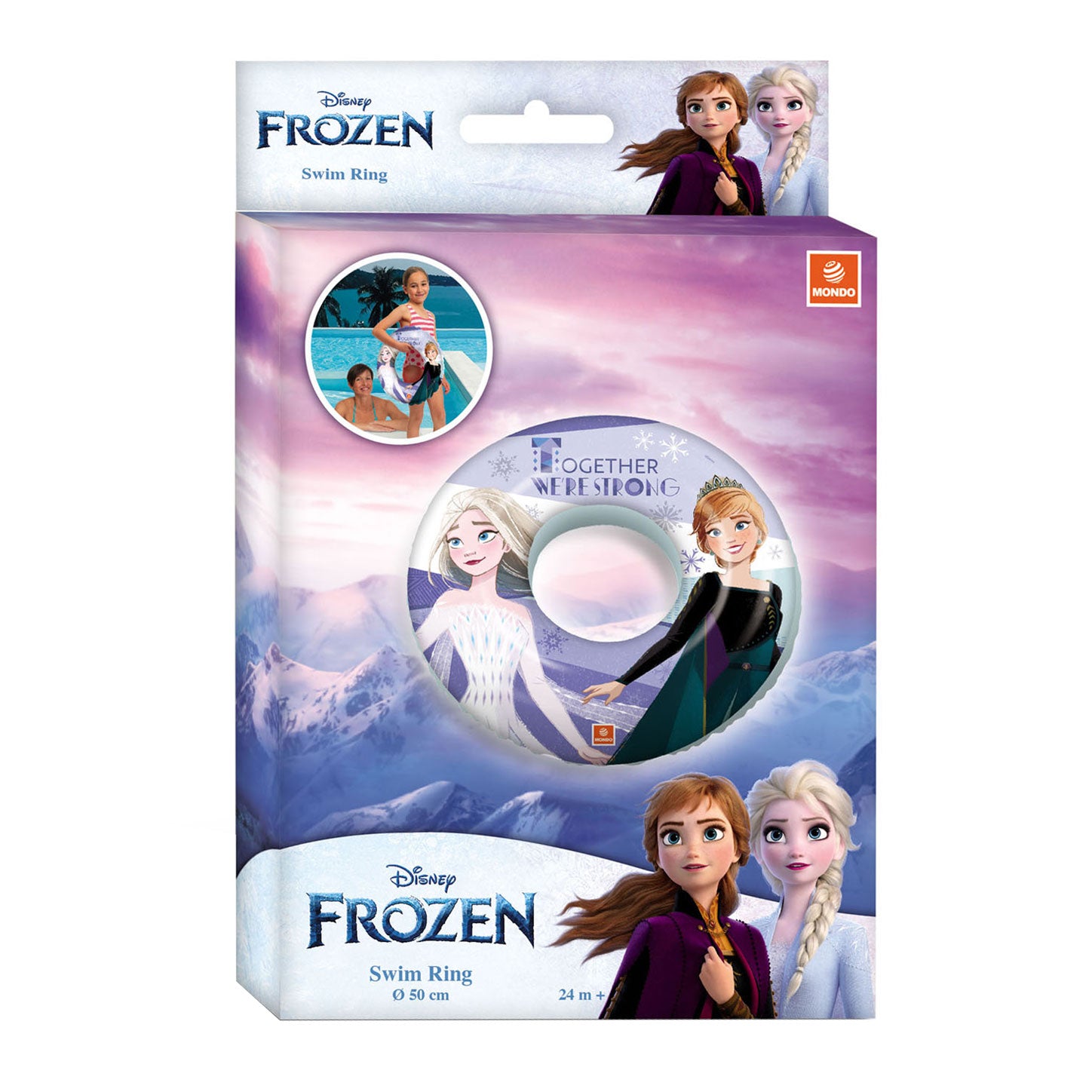 Anneau de natation Mondo Frozen, 50 cm