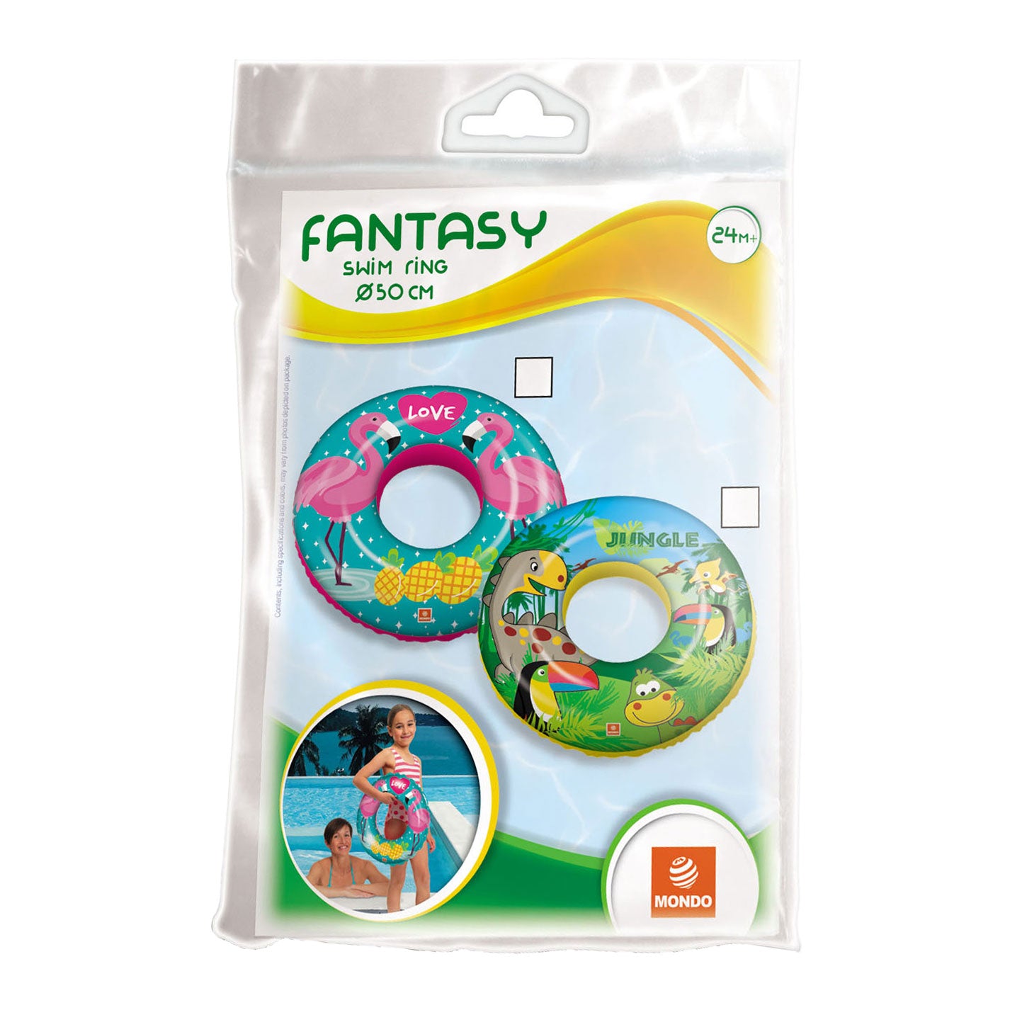 Fantaisie de la bague de natation Mondo, 40 cm