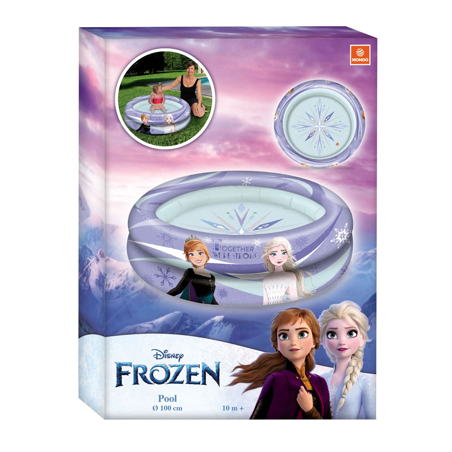 Piscine Disney Frozen 2 anneaux, 100 cm